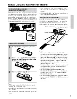 Предварительный просмотр 5 страницы Onkyo TX SR501 Instruction Manual