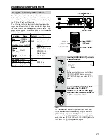 Предварительный просмотр 37 страницы Onkyo TX SR501 Instruction Manual