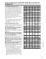 Предварительный просмотр 41 страницы Onkyo TX SR501 Instruction Manual