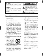 Предварительный просмотр 2 страницы Onkyo TX-SR504 - 7.1 Channel A/V Receiver Instruction Manual