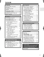 Предварительный просмотр 7 страницы Onkyo TX-SR504 - 7.1 Channel A/V Receiver Instruction Manual