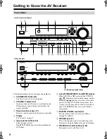 Предварительный просмотр 8 страницы Onkyo TX-SR504 - 7.1 Channel A/V Receiver Instruction Manual