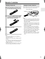 Предварительный просмотр 11 страницы Onkyo TX-SR504 - 7.1 Channel A/V Receiver Instruction Manual