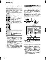 Предварительный просмотр 54 страницы Onkyo TX-SR504 - 7.1 Channel A/V Receiver Instruction Manual