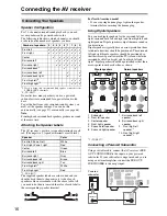 Preview for 16 page of Onkyo TX SR507 - AV Receiver Instruction Manual