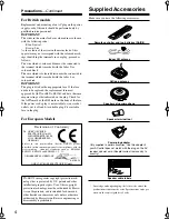 Preview for 4 page of Onkyo TX SR575 - AV Receiver Instruction Manual