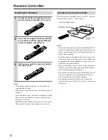 Preview for 12 page of Onkyo TX-SR604 Instruction Manual