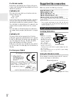 Preview for 4 page of Onkyo TX SR608 Instruction Manual