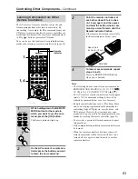 Preview for 83 page of Onkyo TX-SR653E Instruction Manual