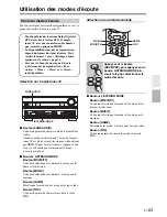 Preview for 63 page of Onkyo TX-SR806 AV Reciever (French) Manuel D'Instructions