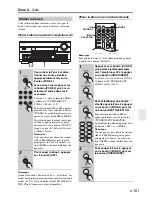 Preview for 101 page of Onkyo TX-SR806 AV Reciever (French) Manuel D'Instructions