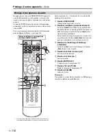 Preview for 112 page of Onkyo TX-SR806 AV Reciever (French) Manuel D'Instructions