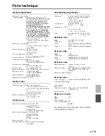 Preview for 115 page of Onkyo TX-SR806 AV Reciever (French) Manuel D'Instructions