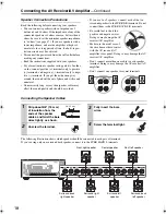 Preview for 18 page of Onkyo TX SR806 Instruction Manual