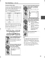 Preview for 45 page of Onkyo TX SR806 Instruction Manual