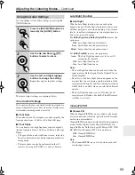 Preview for 69 page of Onkyo TXSR606S Instruction Manual