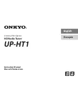 Preview for 1 page of Onkyo UP-HT1 - HD Radio Tuner Module Instruction Manual