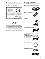 Preview for 5 page of Onkyo UWL-1 Instruction Manual