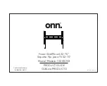 Preview for 1 page of Onn 100010103 Product Manual