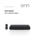 Предварительный просмотр 1 страницы Onn ONA18SB001 Instruction Manual