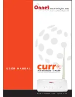 Onnet technologies curro User Manual preview