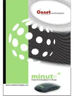 Предварительный просмотр 1 страницы Onnet Minuto+ Manual