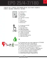 Предварительный просмотр 25 страницы ONNLINE EPO 25/4-7/180 User Manual