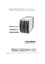 Preview for 1 page of Onnto USB 2.0 /FIREWIRE 800 2-Bay RAID System User Manual