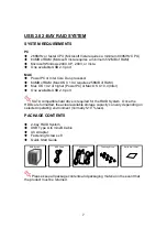 Preview for 7 page of Onnto USB 2.0 /FIREWIRE 800 2-Bay RAID System User Manual