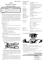 Предварительный просмотр 1 страницы Ono Sokki LG-930 Instruction Manual