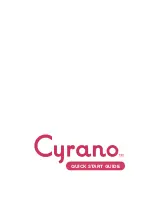 oNotes Cyrano Quick Start Manual предпросмотр