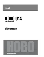 Onset HOBO U14 User Manual предпросмотр