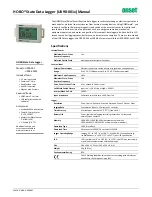 Onset Hobo UX90-001 Series Manual preview