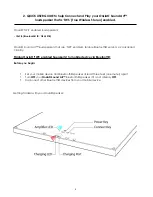 Preview for 5 page of ONSIA Sound Art Series Installation Manual & Operating Instructions