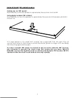 Предварительный просмотр 9 страницы ONSIA Sound Art Series Installation Manual & Operating Instructions