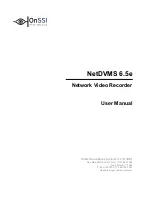 OnSSI NetDVMS 6.5e User Manual preview