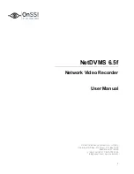 Предварительный просмотр 1 страницы OnSSI NetDVMS 6.5f User Manual