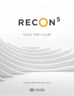 OnSSI RecOn5 Quick Start Manuals preview