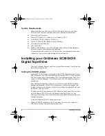 Preview for 8 page of OnStream SC30 Getting Started, Installation And Use Manual