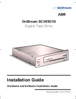 OnStream SC30 Installation Manual предпросмотр