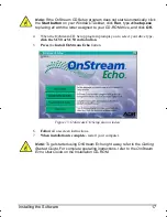 Предварительный просмотр 21 страницы OnStream SC30 Installation Manual