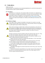 Preview for 9 page of ontrac Multitrac MME Series Operation Instructions Manual