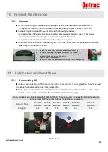 Preview for 68 page of ontrac Multitrac MME Series Operation Instructions Manual