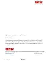 Preview for 70 page of ontrac Multitrac MME Series Operation Instructions Manual