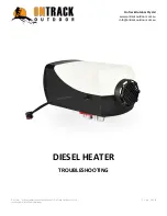 ONTRACK OUTDOOR DIESEL HEATER 5KW Troubleshooting Manual preview