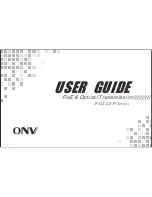 Preview for 1 page of ONV IPS31108PF User Manual