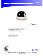 Предварительный просмотр 1 страницы Onvif CDIH100 User Manual