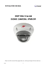 Предварительный просмотр 1 страницы Onvif IPMV3FI Installation Manual