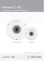 Onvif Oncam C-12 OUTDOOR PLUS Installation And User Manual предпросмотр