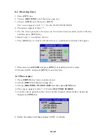 Preview for 41 page of Onwa KP-6299 Operator'S Manual